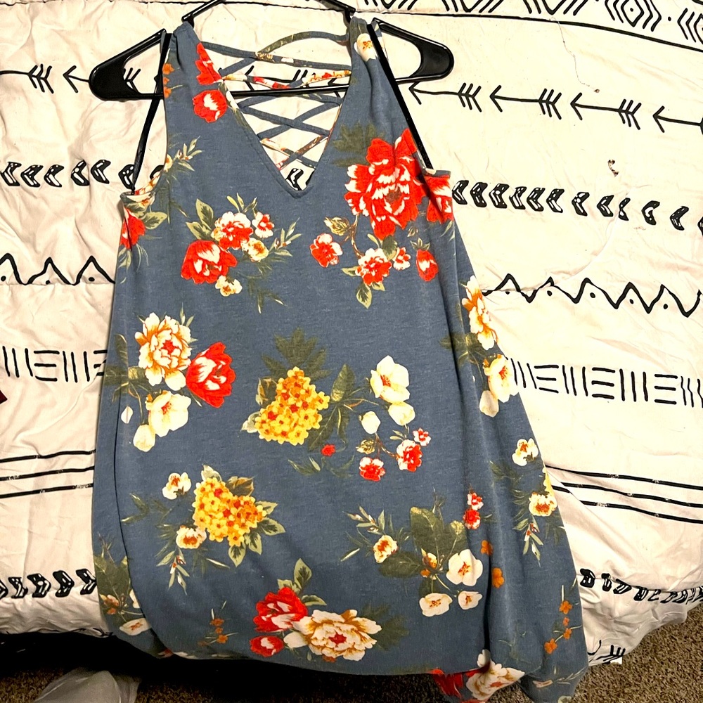 Flowy flower dress